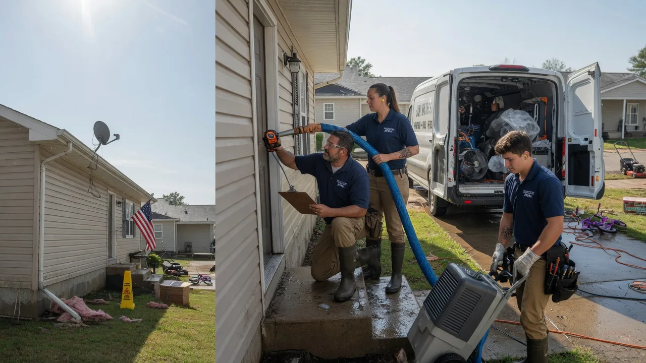 Ceiling Water Damage Restoration in Birnamwood, WI near me